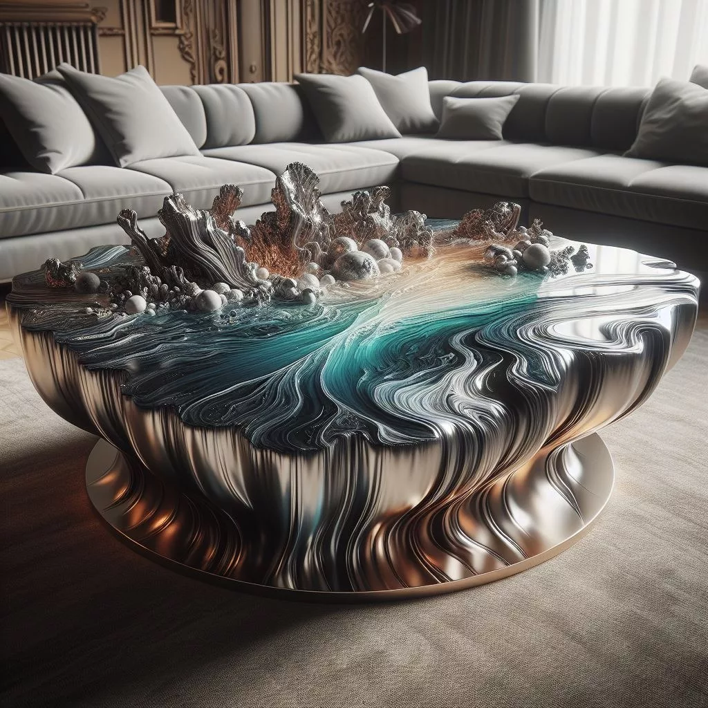 Create a Coastal Oasis with an Ocean Inspired Coffee Table