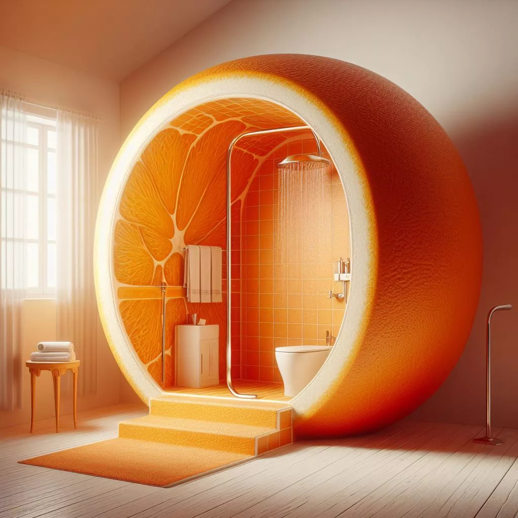 Transforming the Ordinary: Unique Fixtures for Orange-Shaped Bathrooms