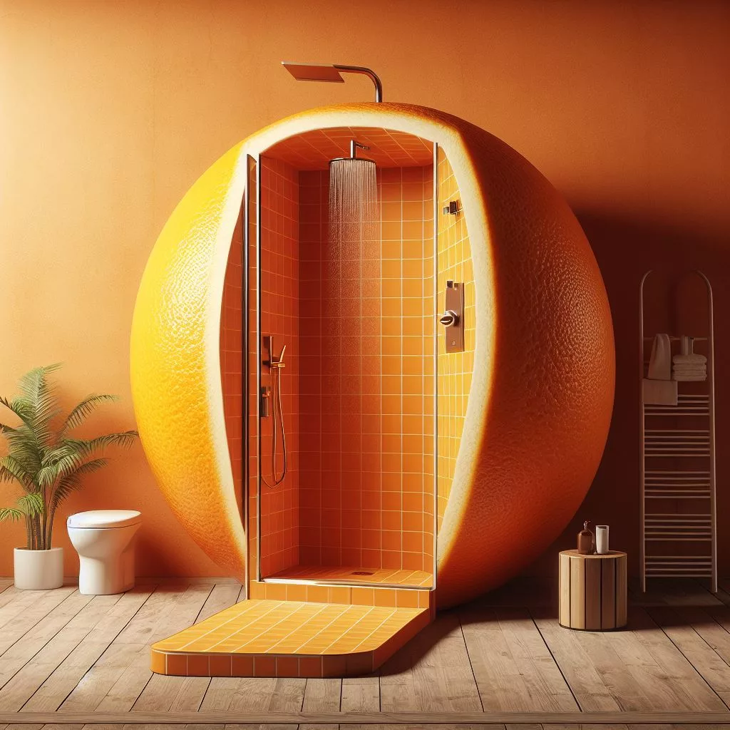 Color Schemes for Orange-Shaped Bathrooms