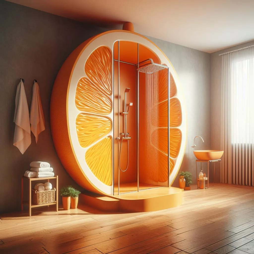 Tips for Creating a Luxurious Orange-Shaped Bathroom