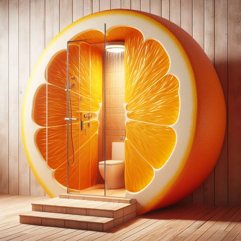 The Art of Decluttering Orange-Shaped Bathrooms