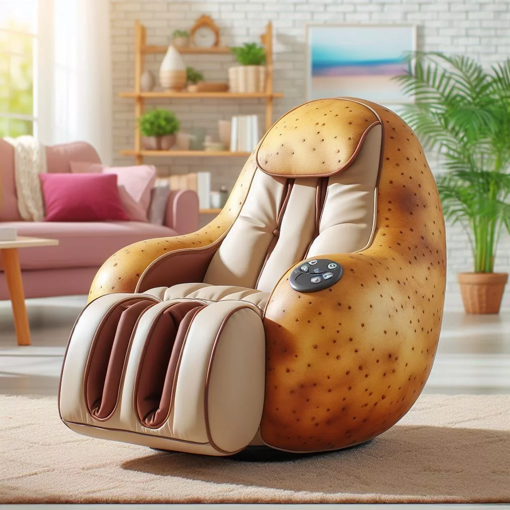 Experience the Ultimate Relaxation: The Potato-Inspired Massage Chair 