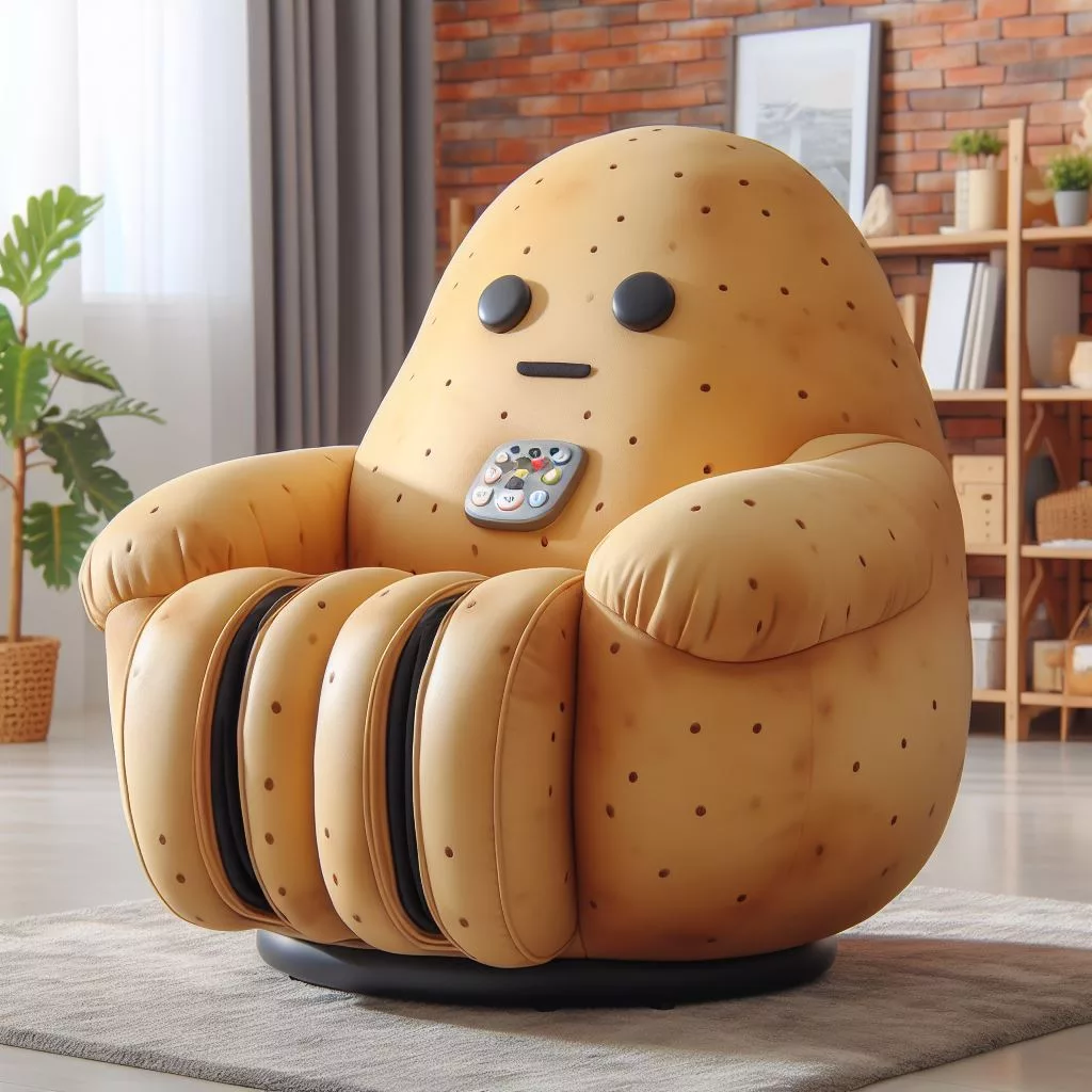 Behold the Potato Massage Chair: Innovation Inspired by Nature