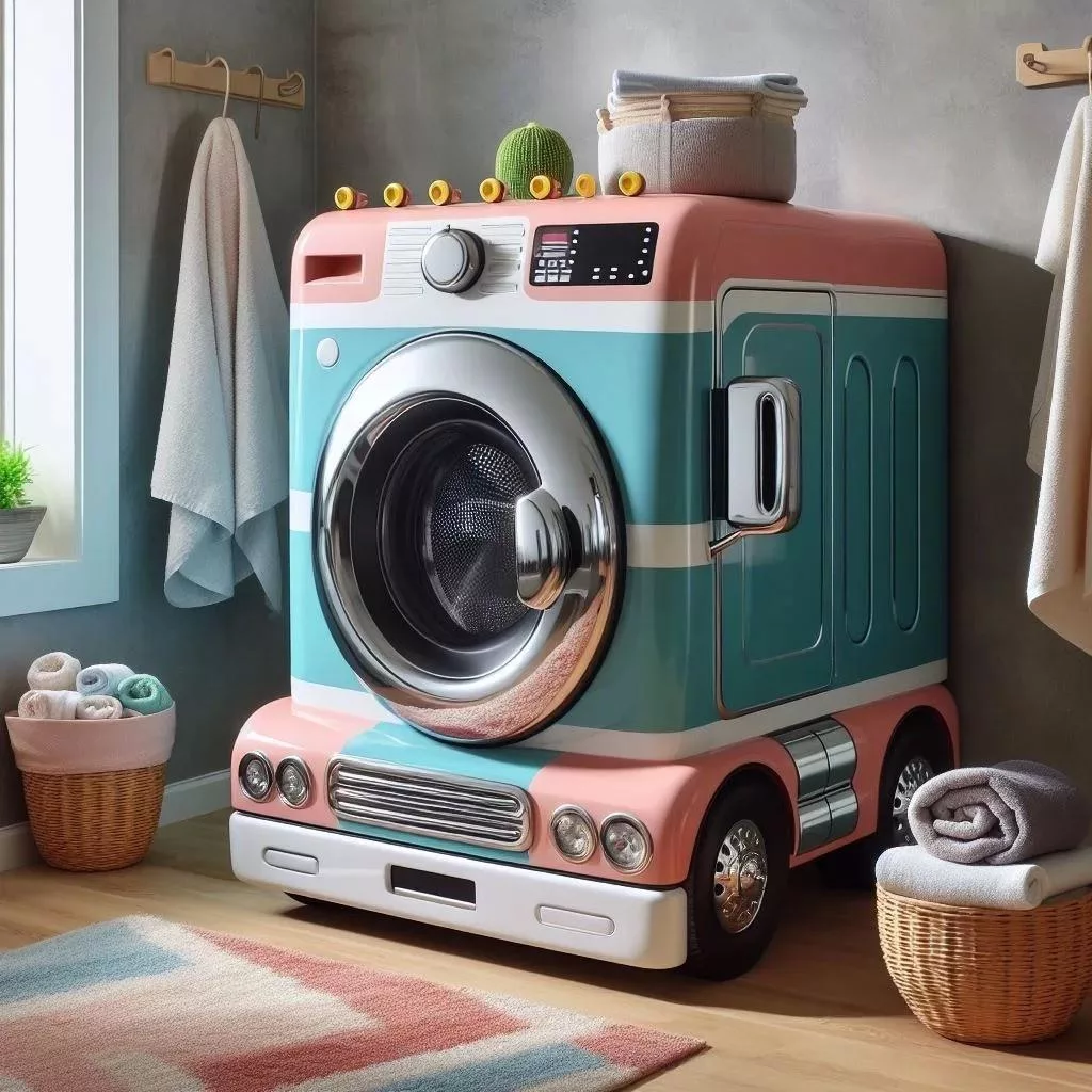 The Future of Laundry: Semi-Truck-Inspired Washing Machines for Maximum Efficiency