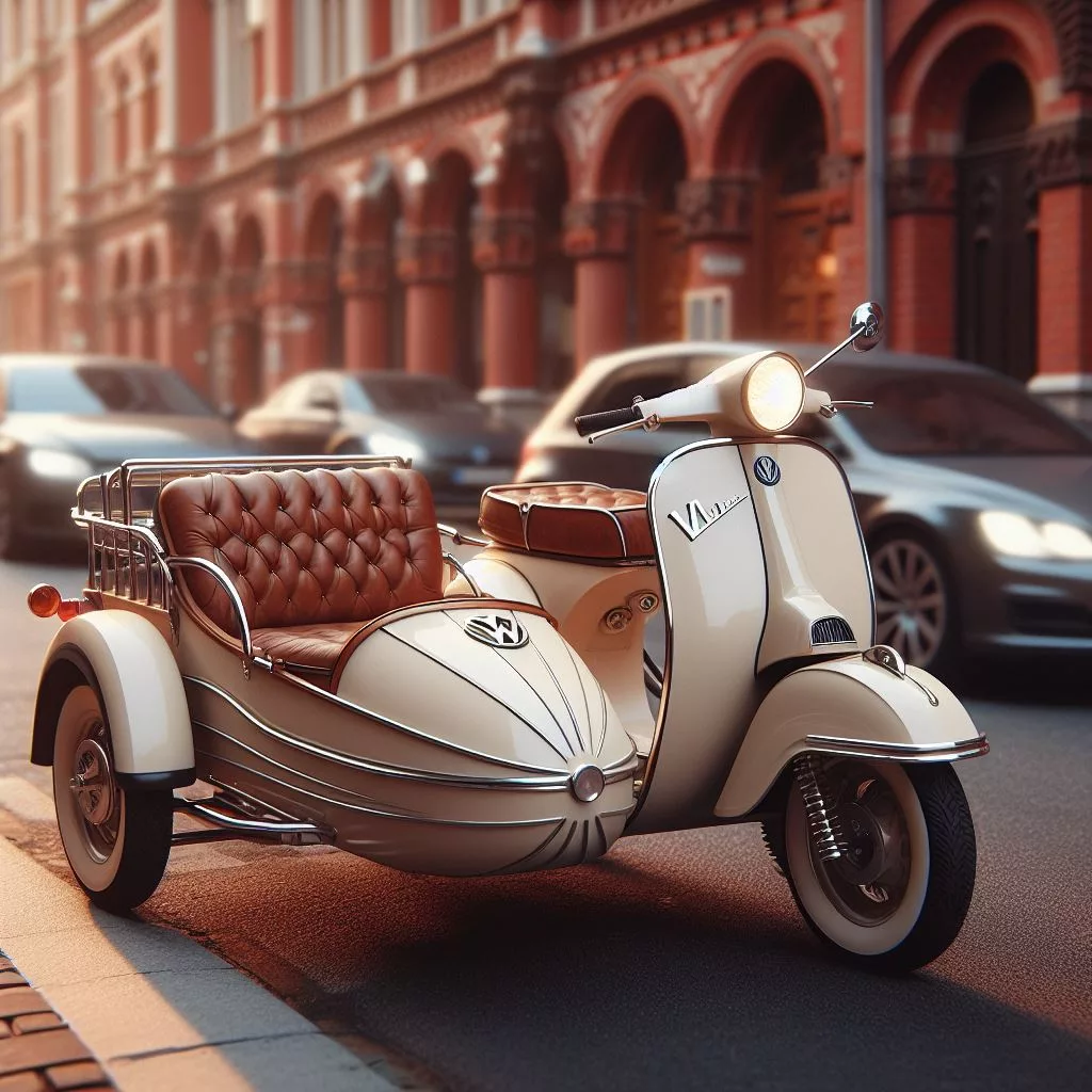 Experience the Exhilaration: Riding the Sidecar VW-Designed Scooter