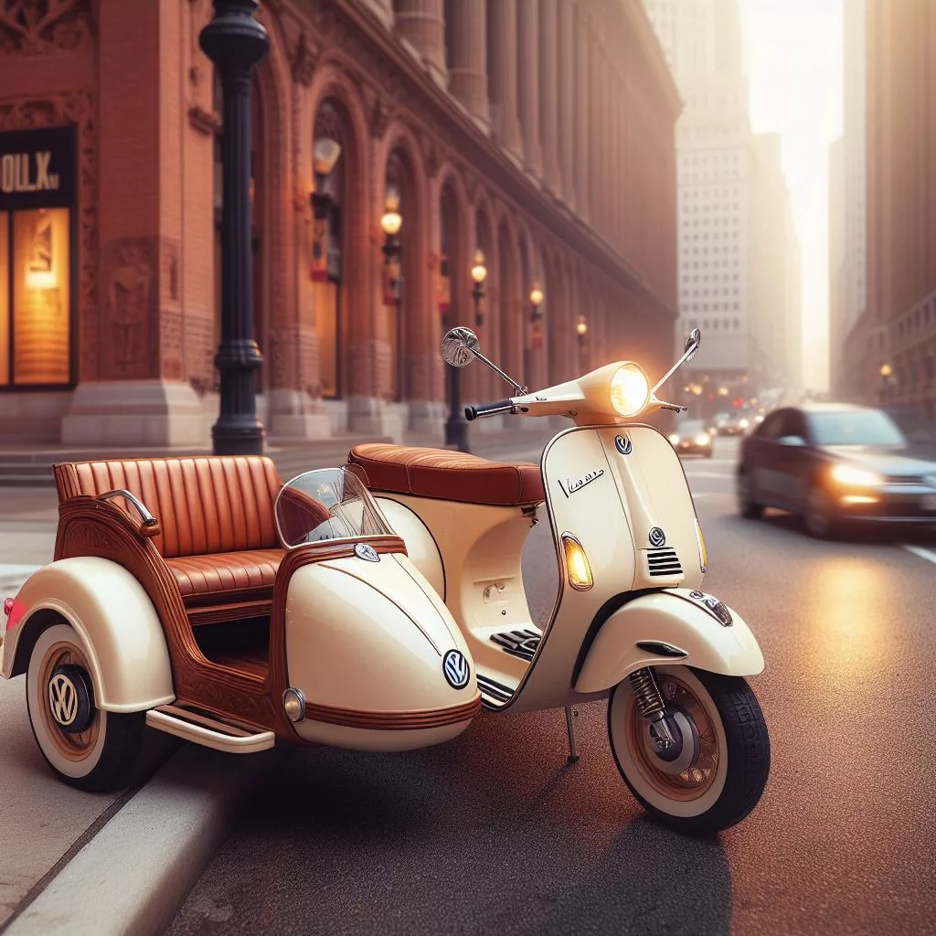 Innovation on Wheels: The Engineering Marvels of the Sidecar VW-Designed Scooter