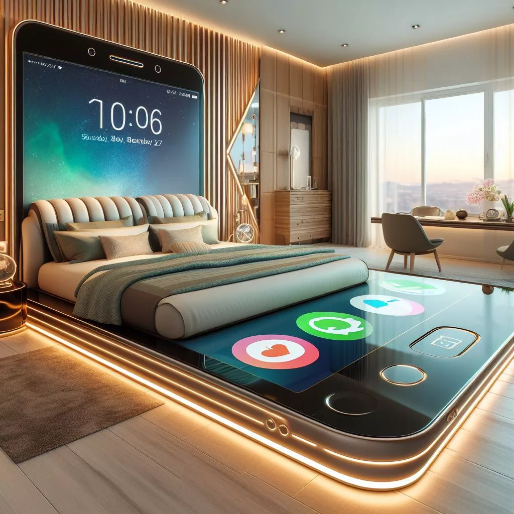 Discover the Comfort and Convenience of the Smart Phone-Shaped Bed 