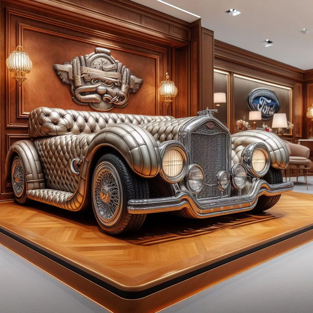 Celebrating the Golden Age of Ford: A Sofa Inspired by Iconic Automobiles