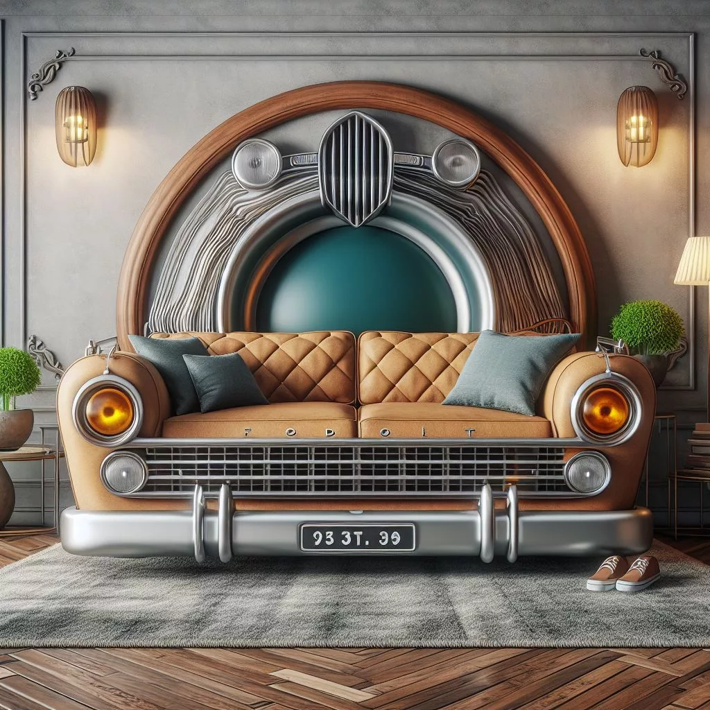 Vintage Ford Design Reimagined: A Sofa that Embraces the Past