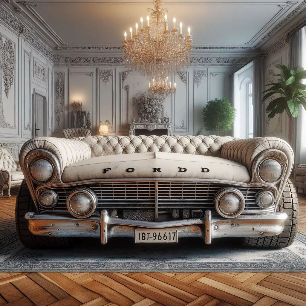 Where Vintage Charm Meets Modern Functionality: The Ford-Inspired Sofa