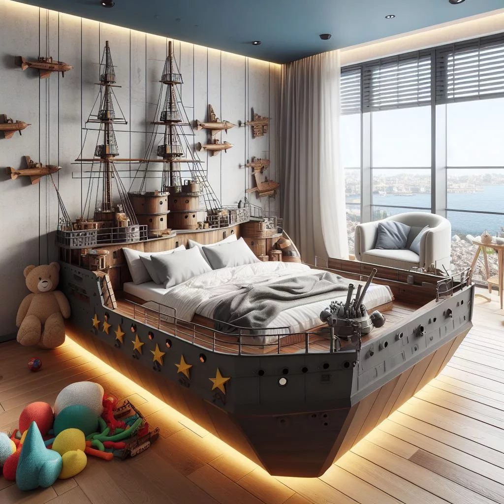 The War Ship Shaped Bed as a Symbol of Imagination