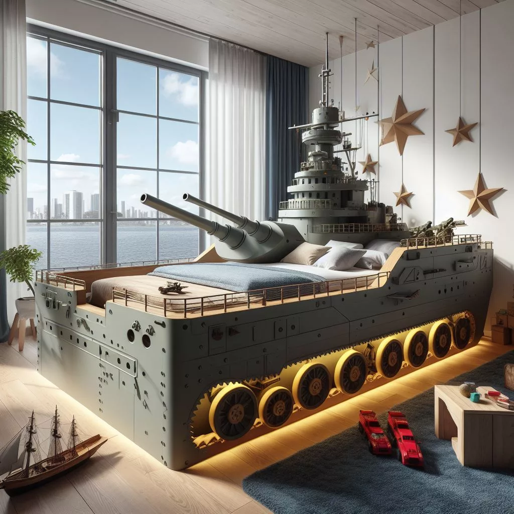 The War Ship Shaped Bed as a Symbol of Power and Prestige