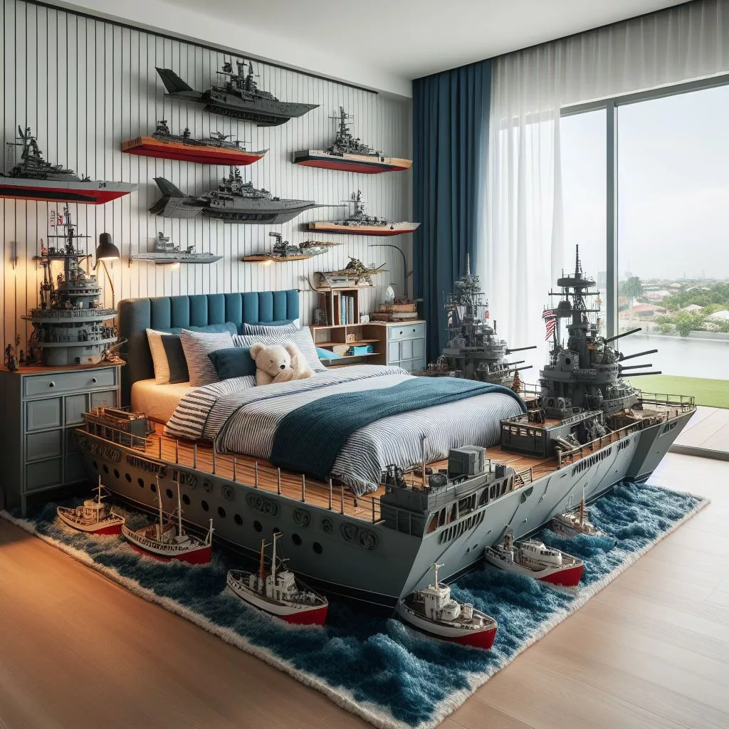 The War Ship Shaped Bed as a Symbol of Childhood