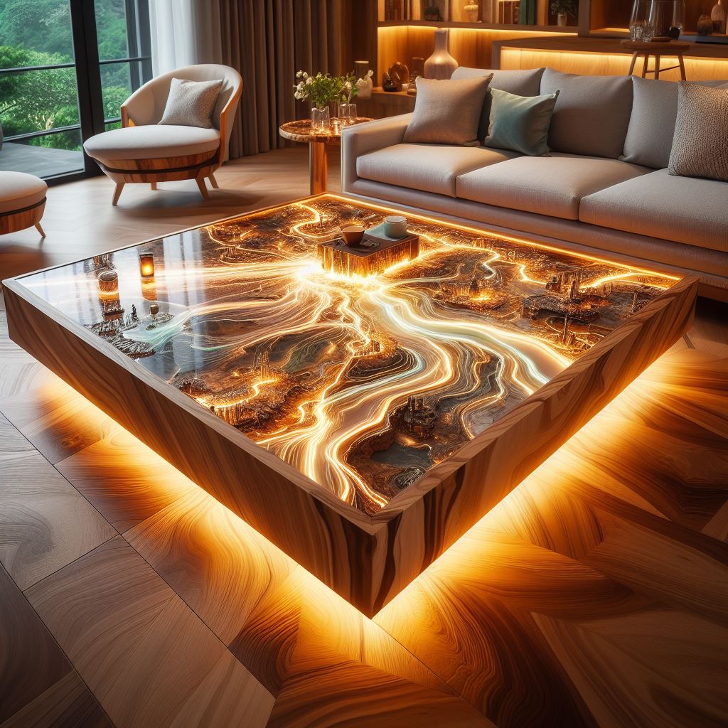 Crafting Stunning Wood and Epoxy Coffee Tables: Techniques and Materials