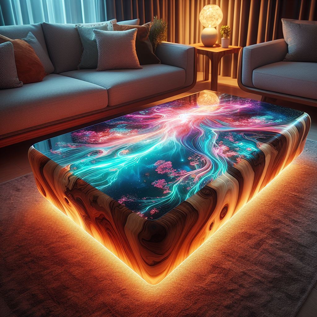 Unique Wood and Epoxy Coffee Table Designs: From Classic to Contemporary