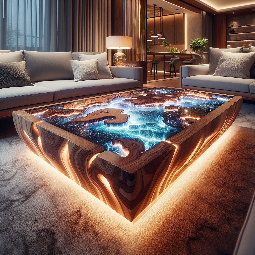 Customizing Wood and Epoxy Coffee Tables: Expressing Personal Style and Creativity