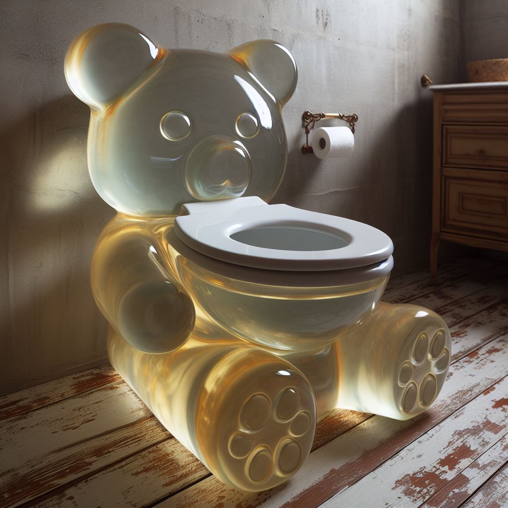 5. From Candy to Throne: The Edible Adventures of a Gummy Bear Toilet