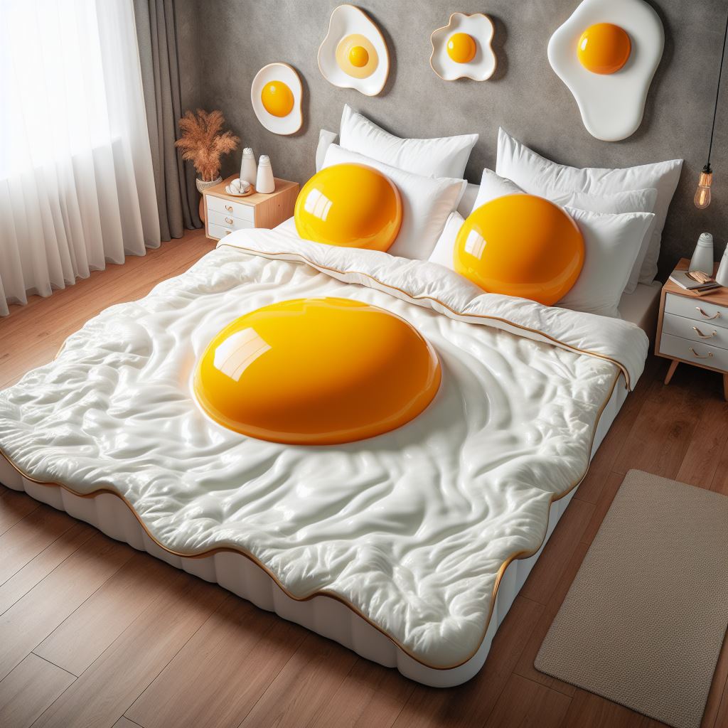 Experience the Future of Sleep: The Omelet Shaped Bed's Innovative Design