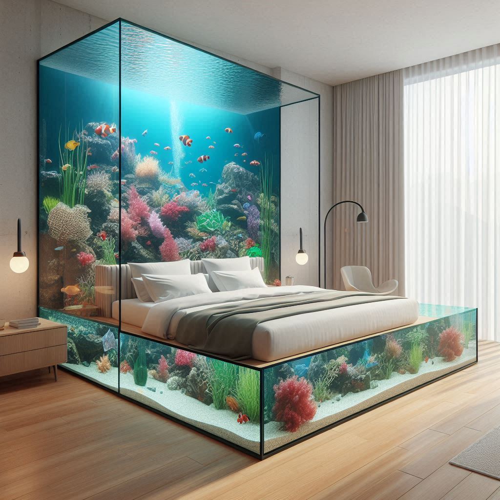 4. Enhancing Ambiance with Aquarium Beds