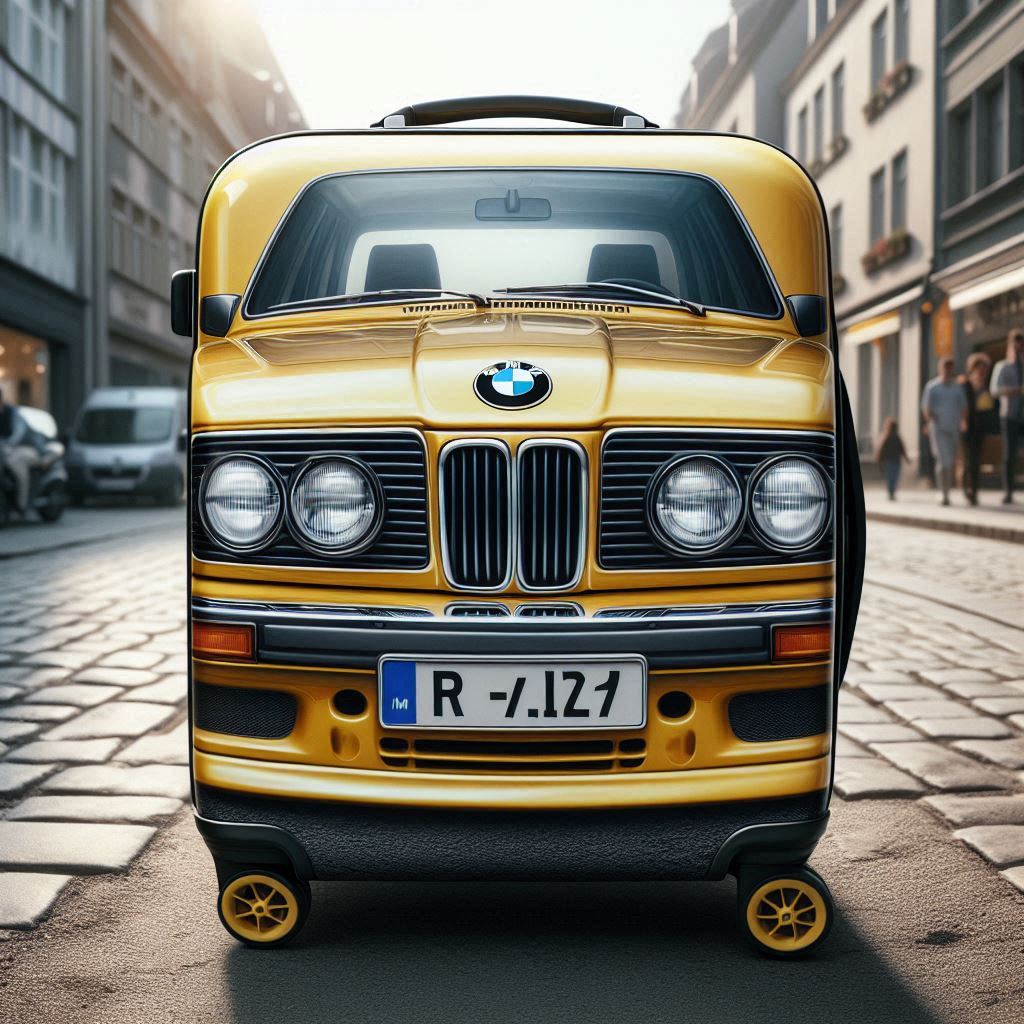 The Ultimate Automotive Accessory: BMW Car Shaped Suitcases