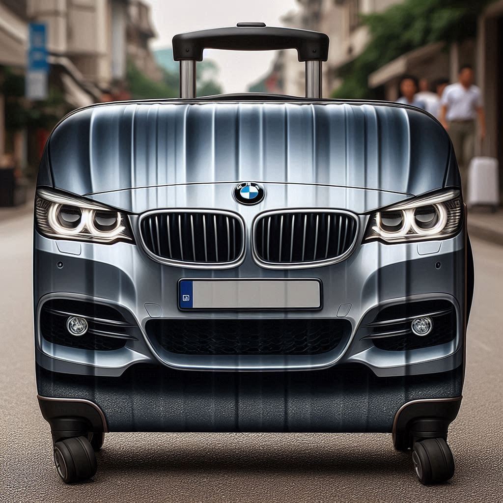 The Ultimate Automotive Accessory: BMW Car Shaped Suitcases