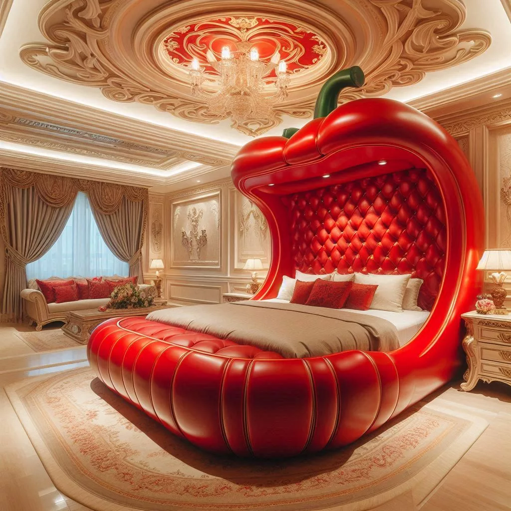 Embracing Culinary Creativity: The Inspiration Behind the Bell Pepper Shaped Bed