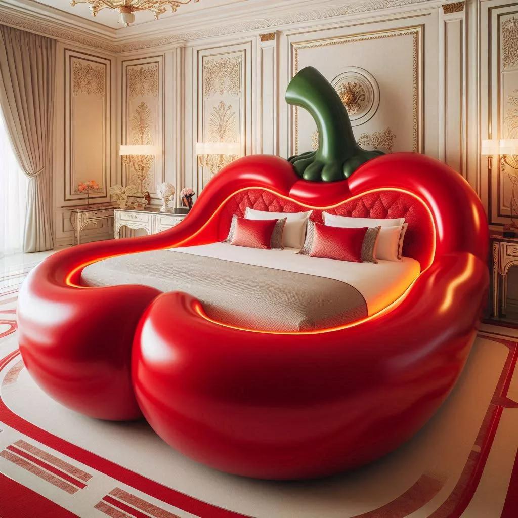 Embracing Culinary Creativity: The Inspiration Behind the Bell Pepper Shaped Bed