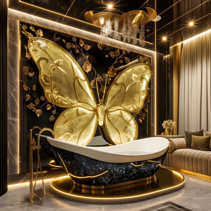 Innovative Designs: Transforming Your Bathroom with a Butterfly Bathtub