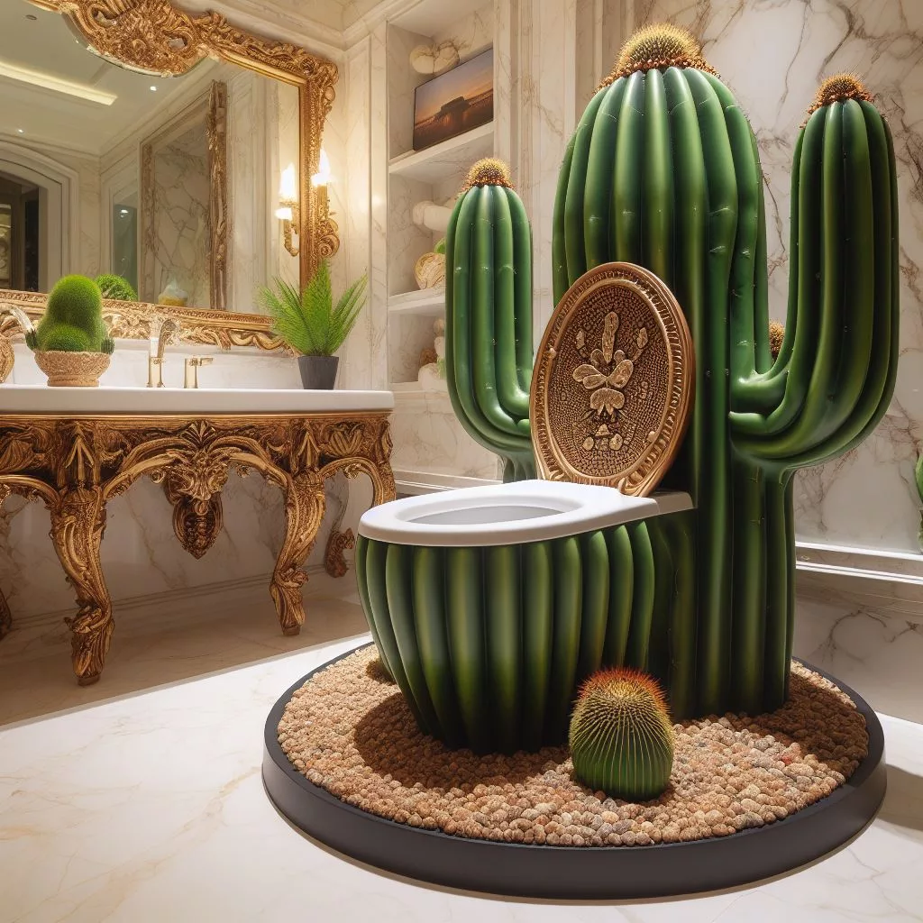 Blending Nature and Functionality: Exploring the Cactus Toilet Phenomenon