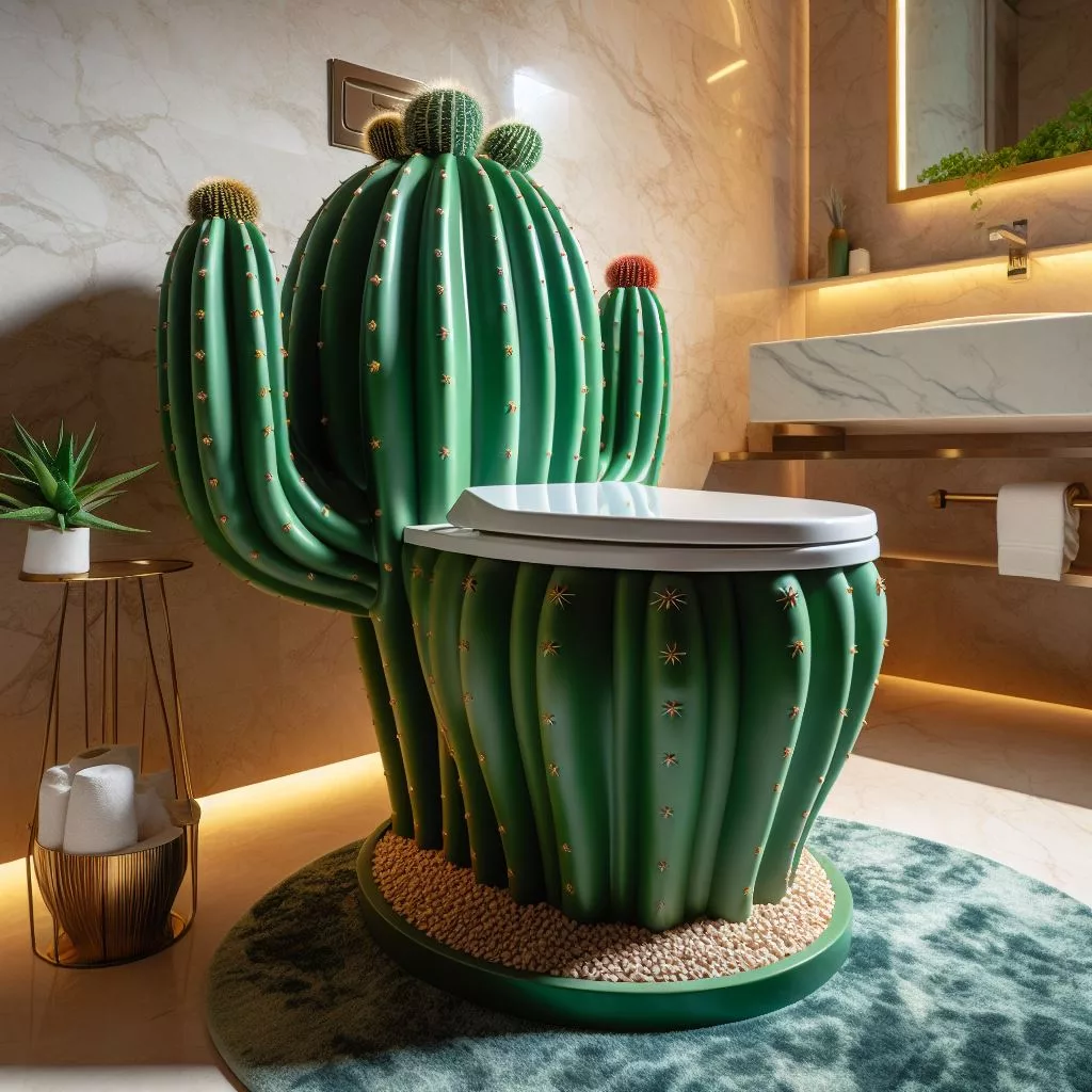 Elevating Bathroom Décor: Incorporating the Cactus Toilet into Your Home