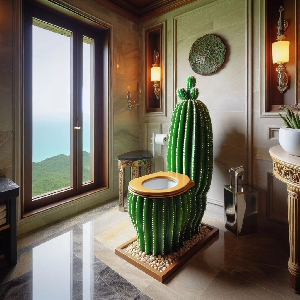 Embracing Desert Aesthetics: The Inspiration Behind the Cactus Toilet