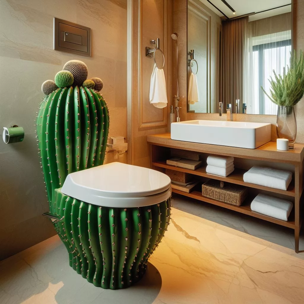 Blending Form and Function: The Design of the Cactus Toilet