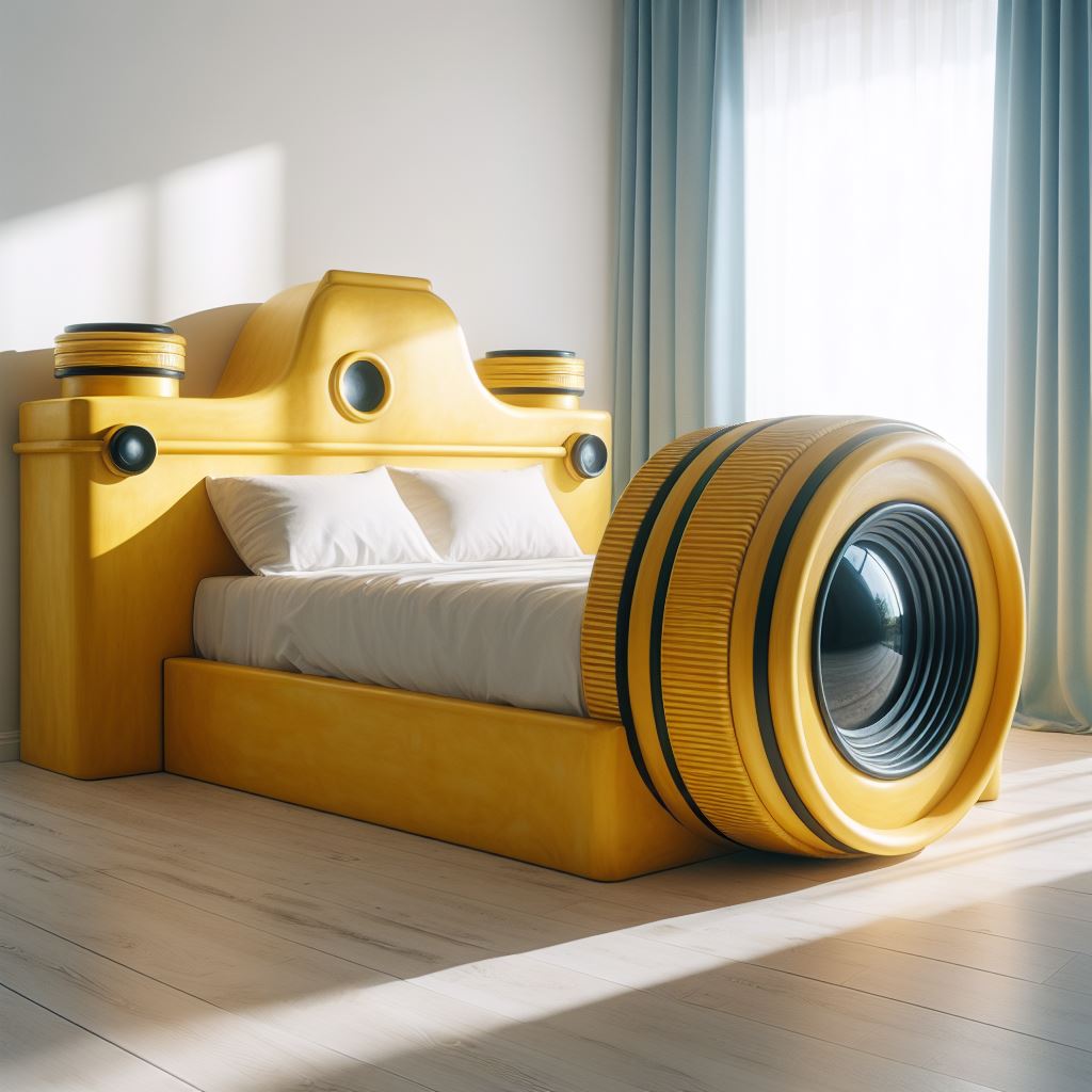 The Ultimate Gift for Photography Lovers: A Camera-Shaped Bed