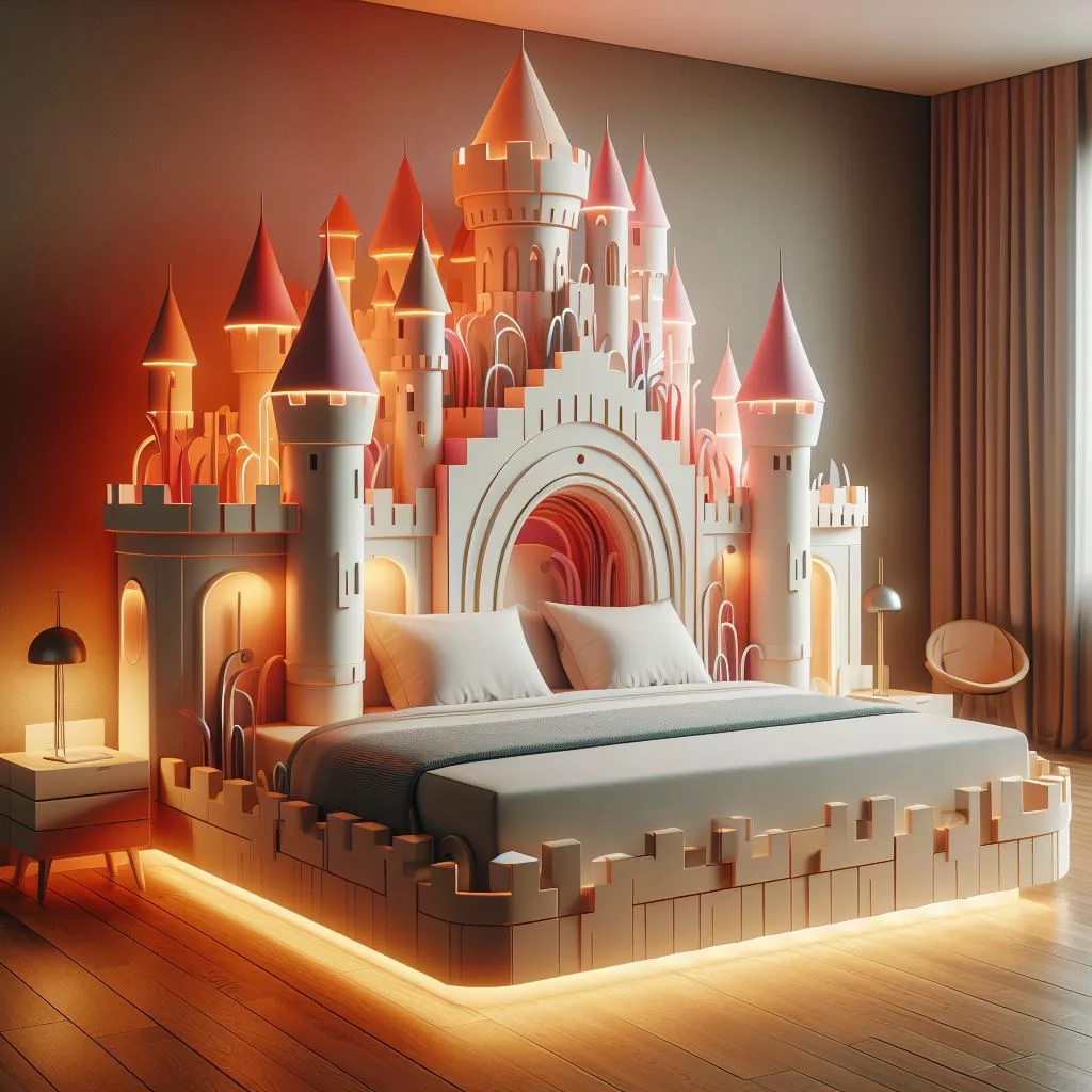 DIY Magic: Crafting Your Own Majestic Castle-Shaped Bed