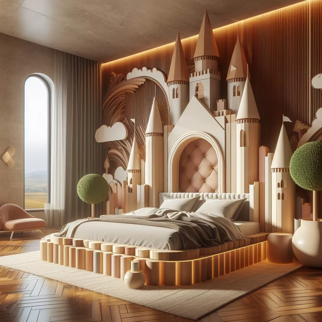 Enchanting Designs: A Showcase of Captivating Castle-Shaped Beds