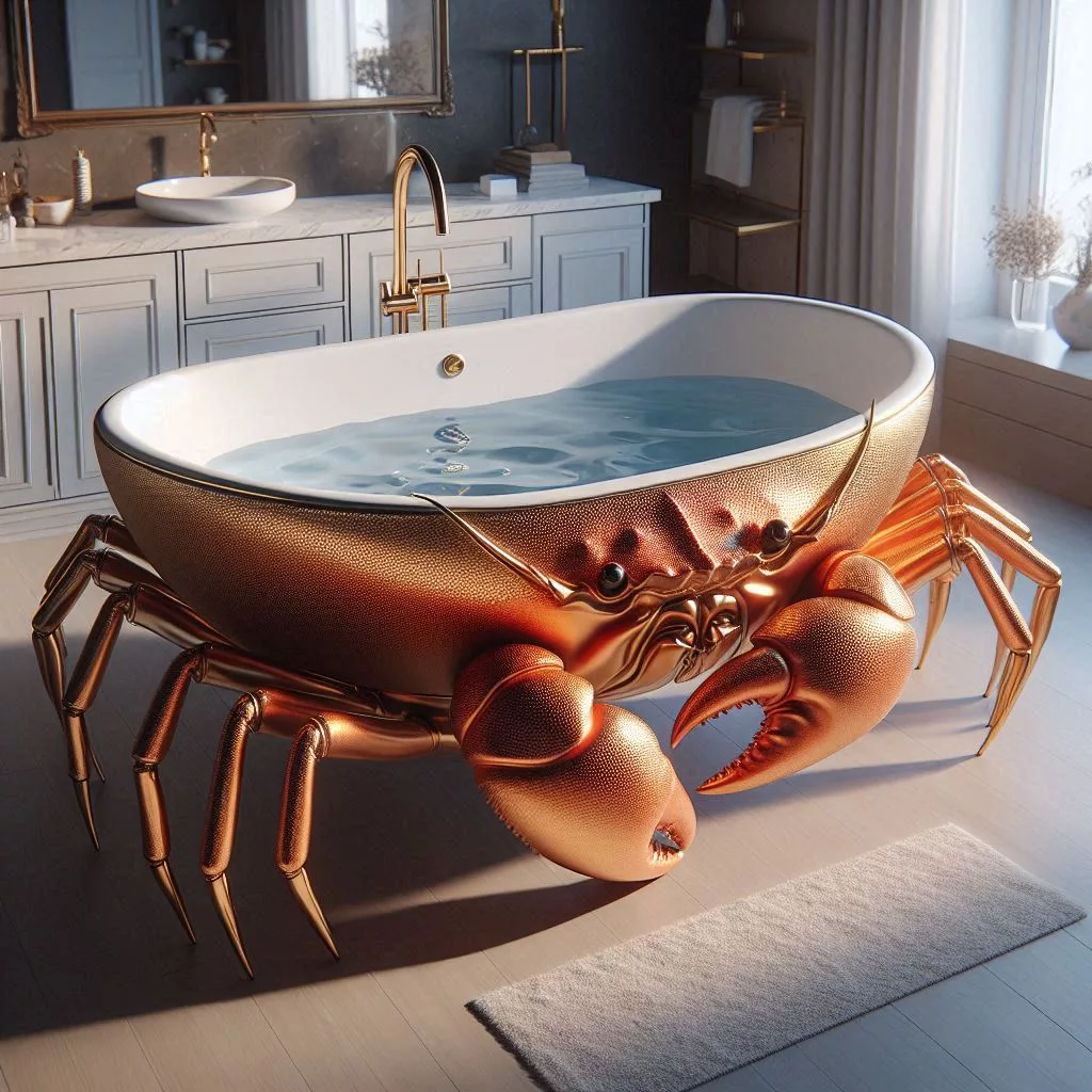 The Therapeutic Benefits of Crab-Shaped Bathtubs: Unwind in Aquatic Luxury