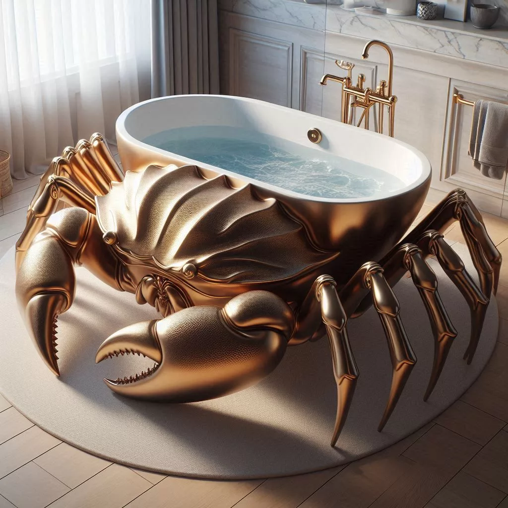 Personalizing Your Crab-Shaped Bathtub: Customizations for a Perfect Fit