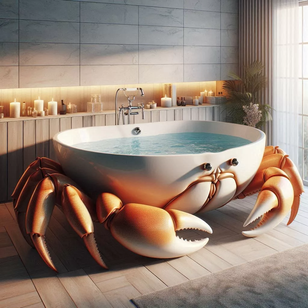 The Anatomy of a Crab-Shaped Bathtub: Exploring its Unique Features and Benefits