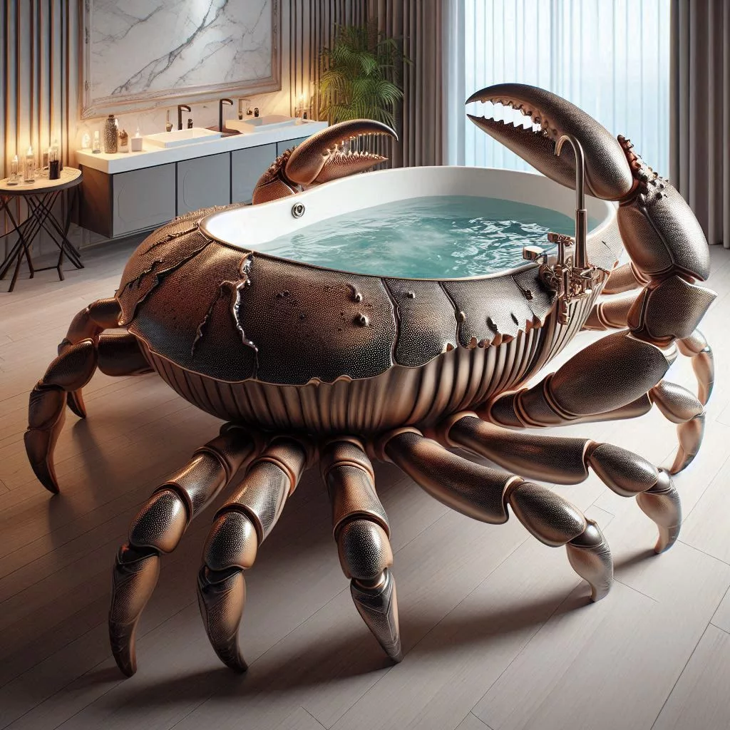 Crab-Shaped Bathtubs: The Perfect Choice for Modern and Contemporary Bathrooms