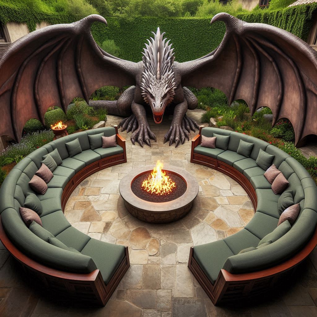 Elevate Your Outdoor Oasis with Extravagant Dragon Throne Chairs