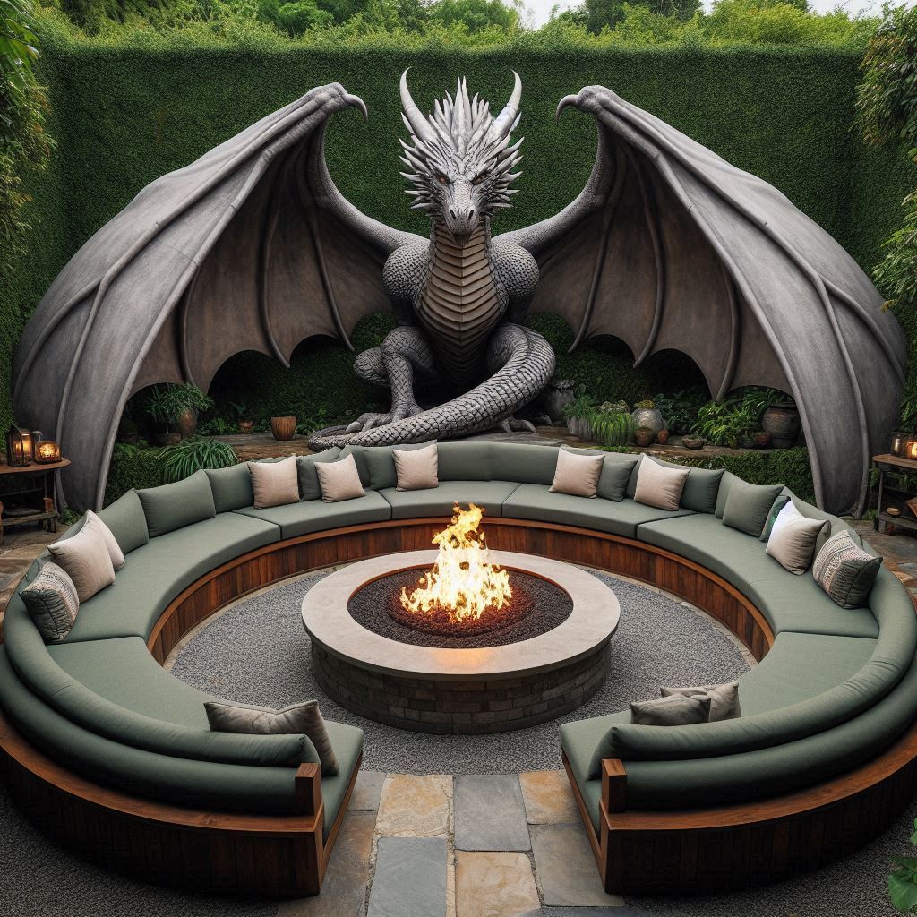 Unleash the Magic of Dragon Patio Sets