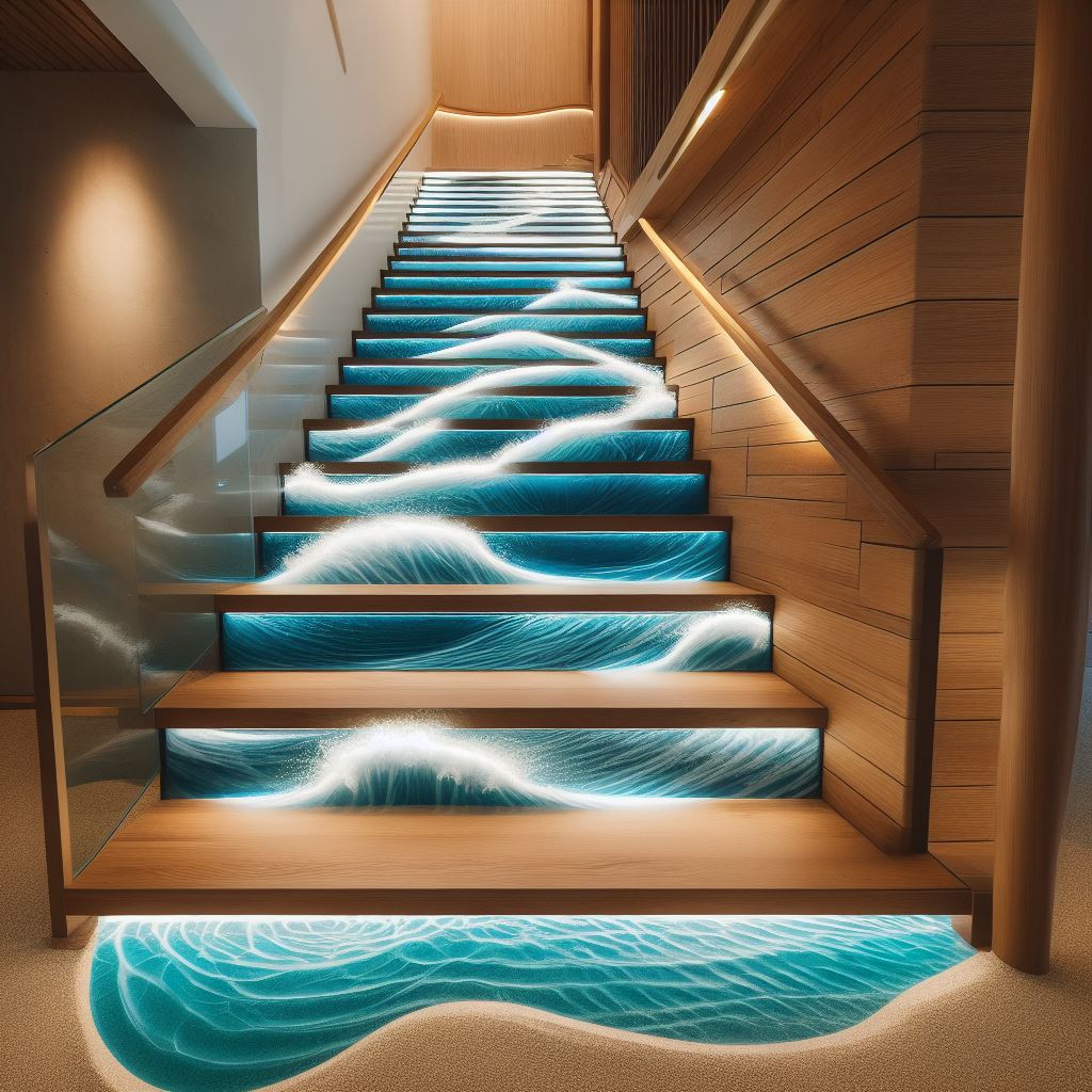 Epoxy Beach Stairs Overview