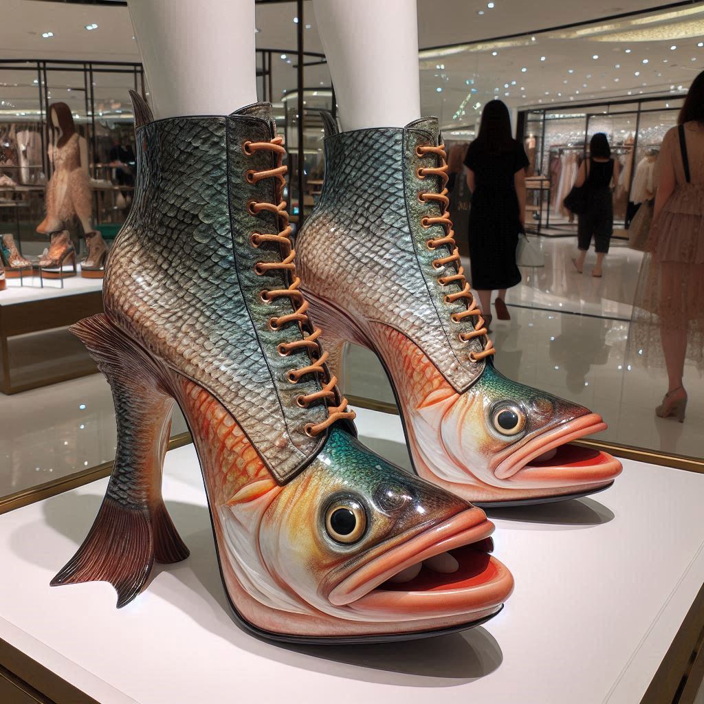 Elevate Your Style with Fish High Heel Boots: A Fusion of Whimsy and Glamour