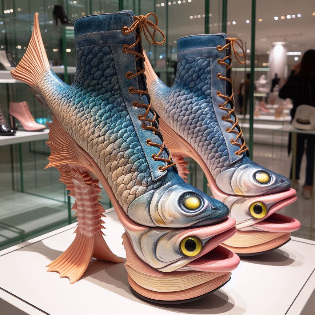 The Alluring Charm of Fish High Heel Boots: A Timeless Accessory for the Bold and Fashion-Forward