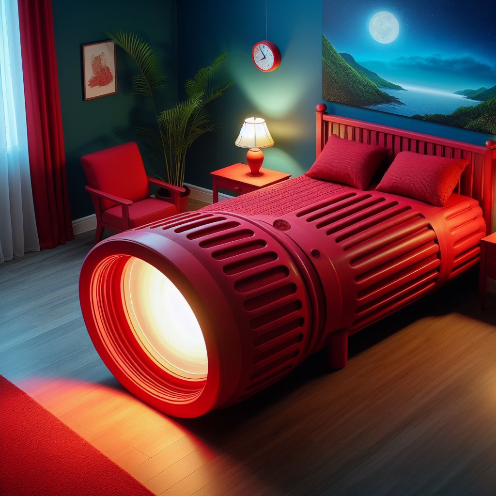 The Future of Relaxation: The Flashlight-Shaped Bed for Optimal Sleep