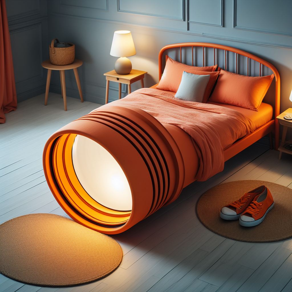 A Beacon of Comfort: The Flashlight-Shaped Bed for Tranquil Nights