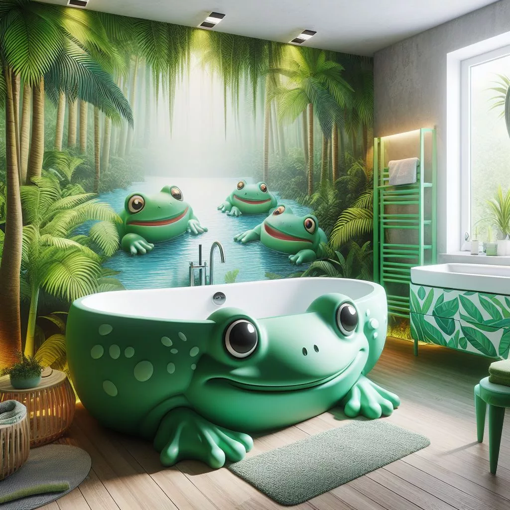 Frog-Shaped Bathtubs: Croaking Up the Bathroom Design Scene