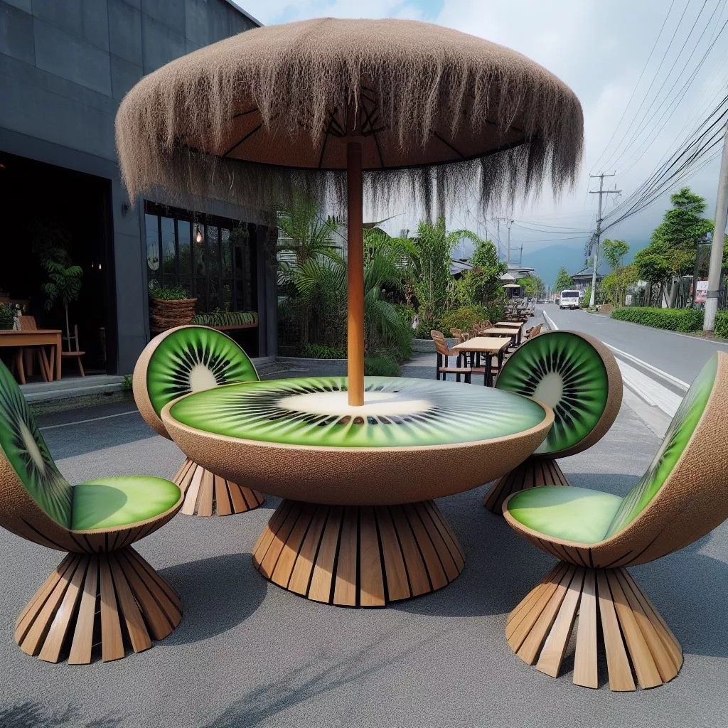 Tropical Paradise: Embracing Fruit Patio Sets for a Vacation at Home 