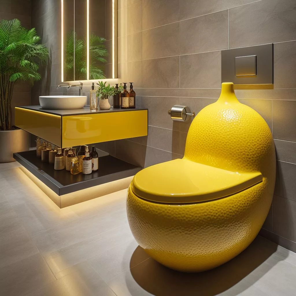 Innovation in the Throne Room: Fruit-Shaped Toilets Redefine Bathroom Aesthetics