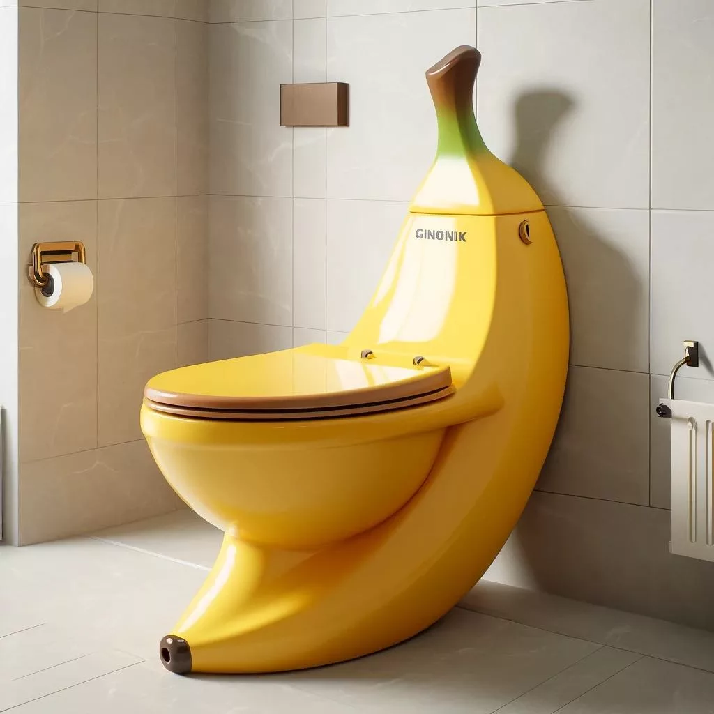 The Art of Toilet Design: A Fruity Twist